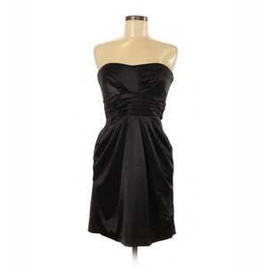 Black Teeze Me Cocktail Strapless Dress 7 Juniors